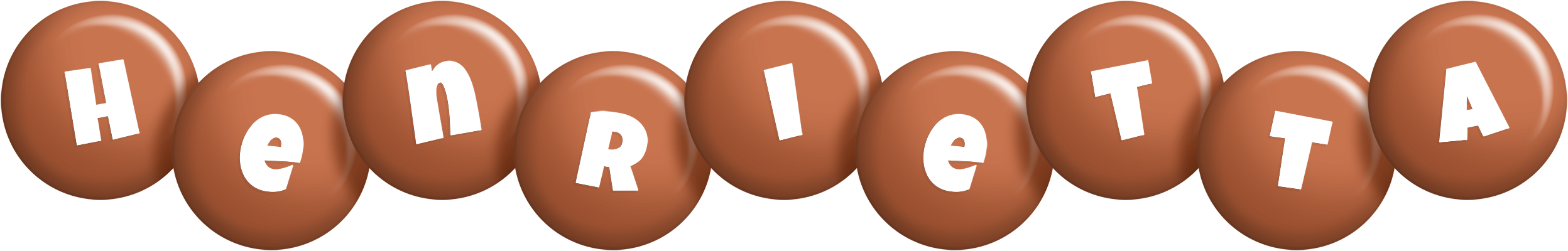 Henrietta candy-brown logo
