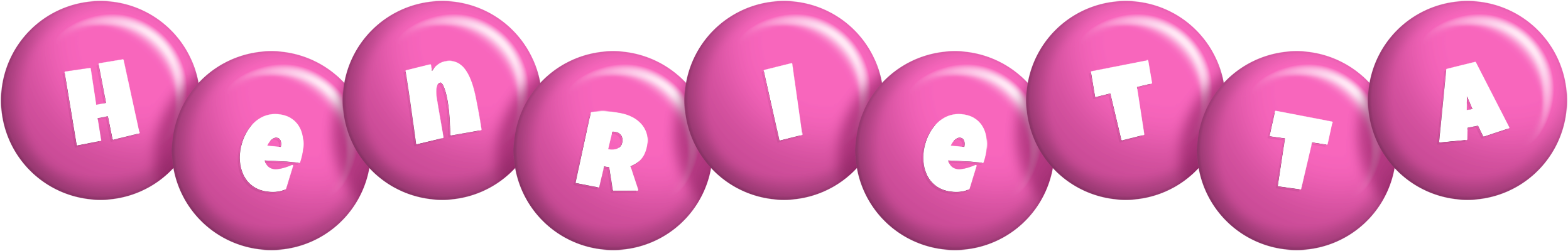 Henrietta candy-pink logo