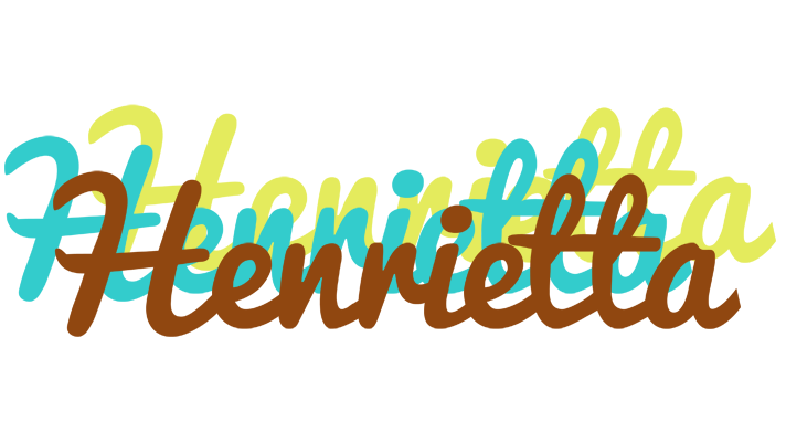 Henrietta cupcake logo