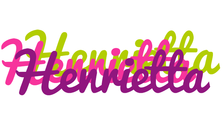 Henrietta flowers logo