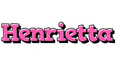 Henrietta girlish logo