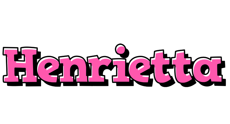 Henrietta girlish logo