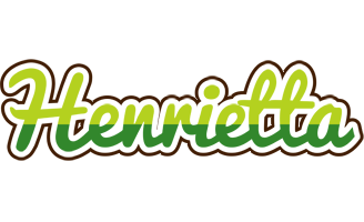 Henrietta golfing logo