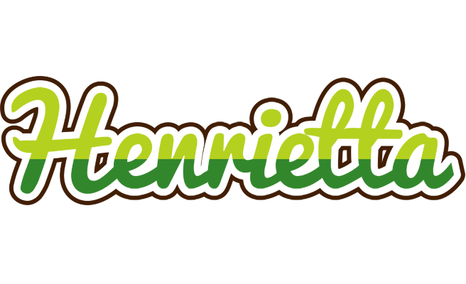 Henrietta golfing logo