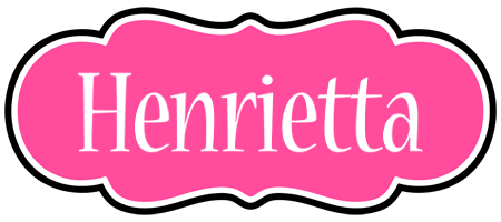 Henrietta invitation logo