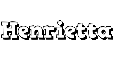 Henrietta snowing logo