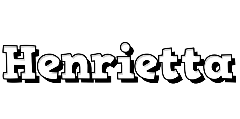 Henrietta snowing logo