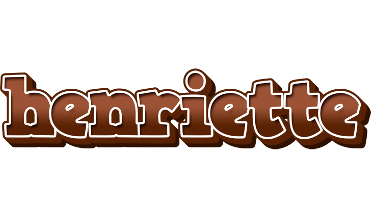 Henriette brownie logo