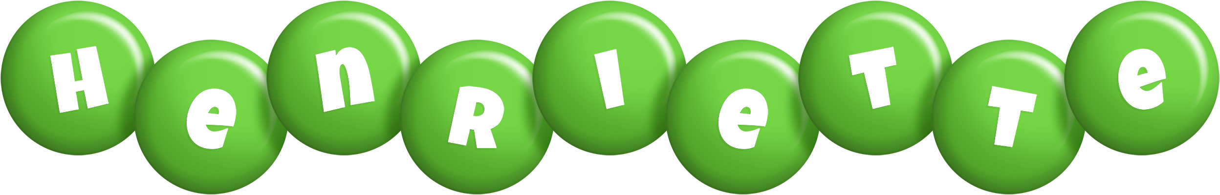 Henriette candy-green logo