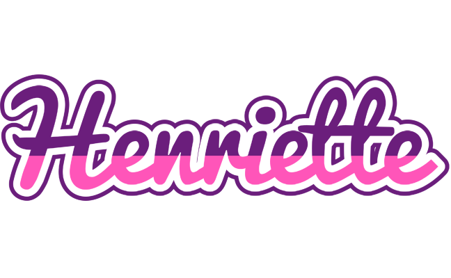 Henriette cheerful logo