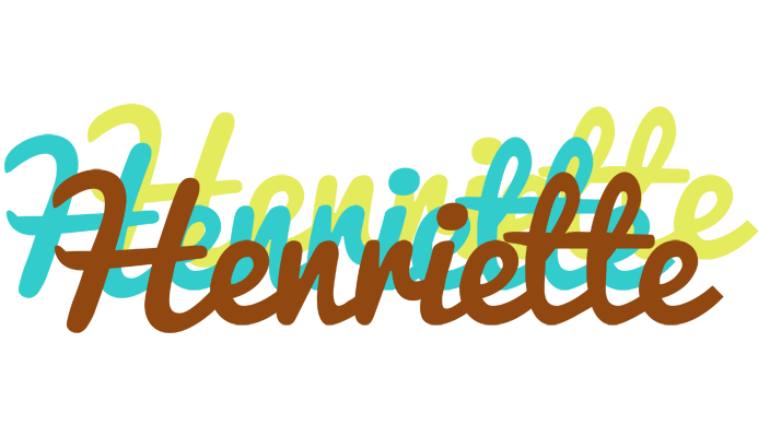 Henriette cupcake logo