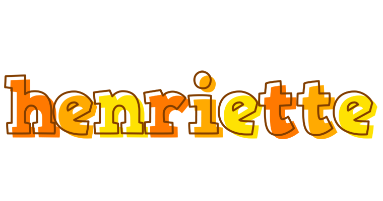 Henriette desert logo