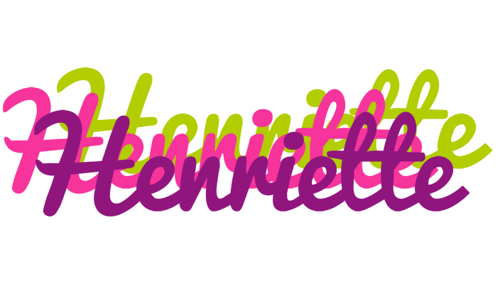 Henriette flowers logo