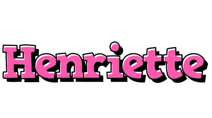 Henriette girlish logo