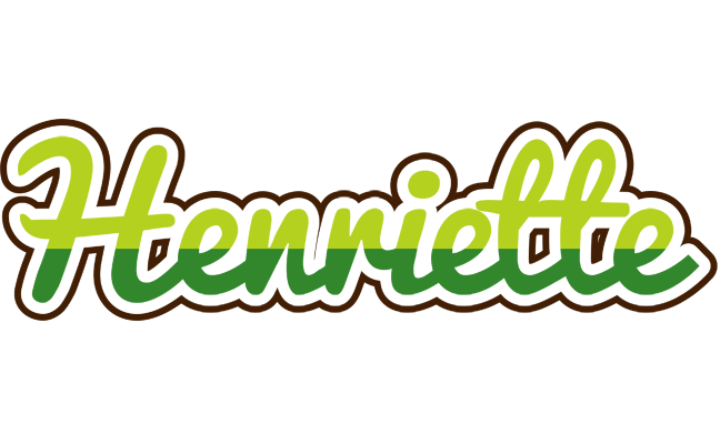 Henriette golfing logo