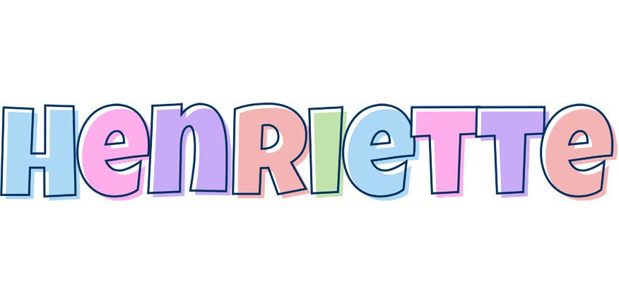 Henriette pastel logo
