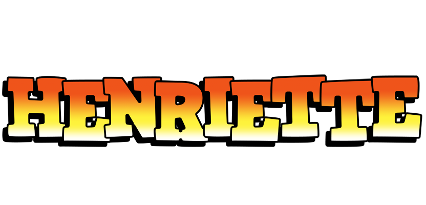 Henriette sunset logo