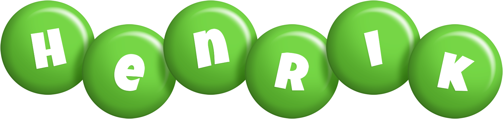 Henrik candy-green logo