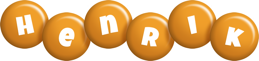 Henrik candy-orange logo