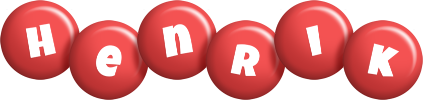 Henrik candy-red logo