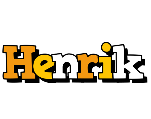 Henrik cartoon logo
