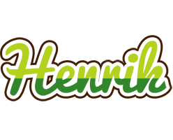 Henrik golfing logo