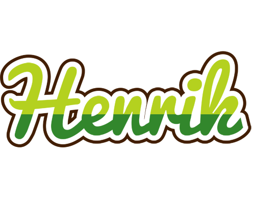 Henrik golfing logo