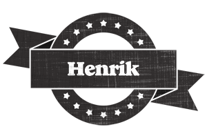 Henrik grunge logo