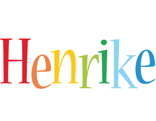 Henrike birthday logo