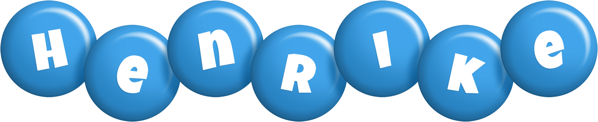 Henrike candy-blue logo