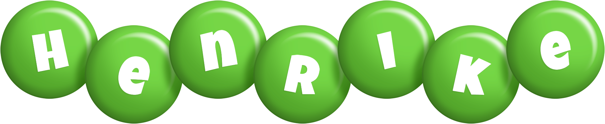Henrike candy-green logo