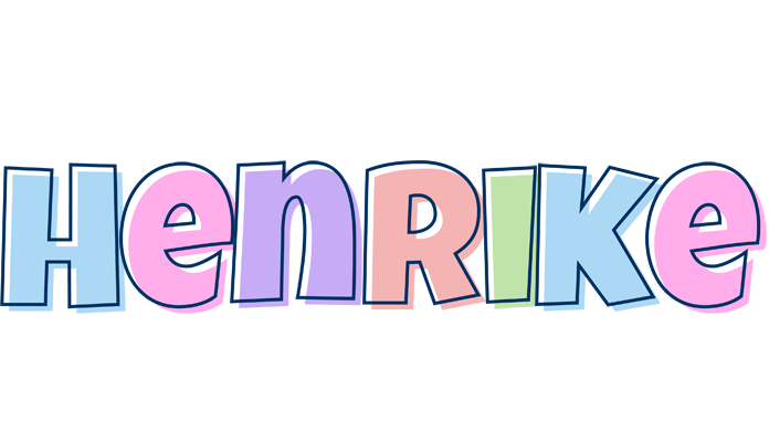Henrike pastel logo