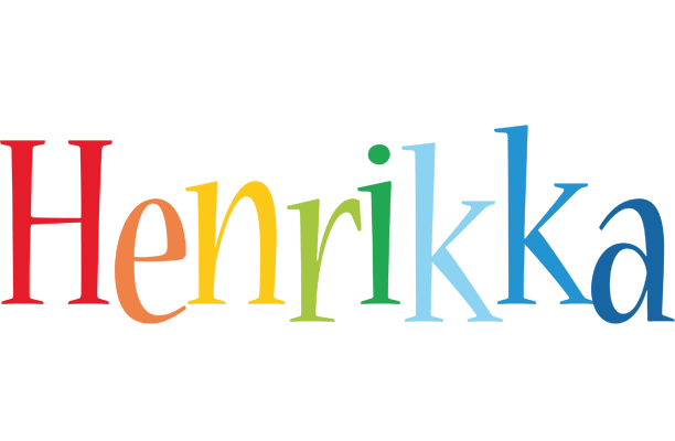 Henrikka birthday logo