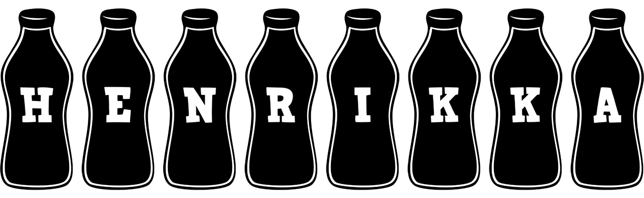 Henrikka bottle logo