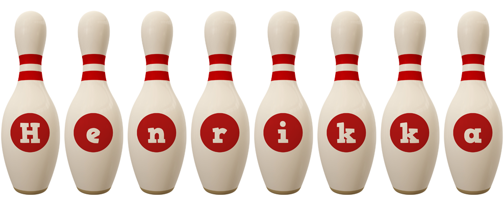 Henrikka bowling-pin logo