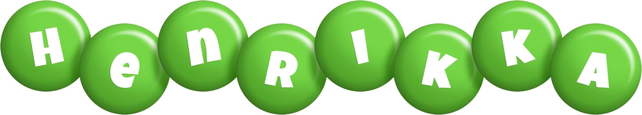 Henrikka candy-green logo