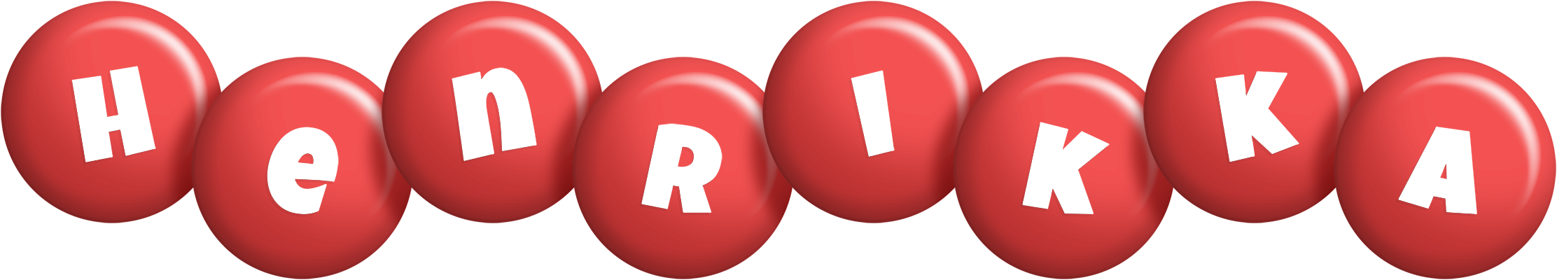 Henrikka candy-red logo