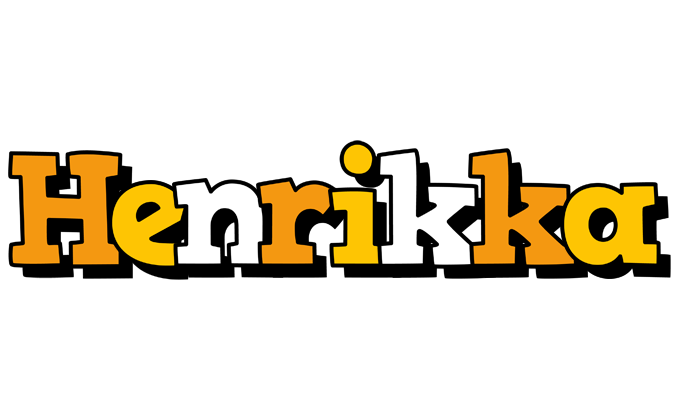 Henrikka cartoon logo