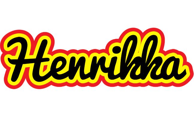 Henrikka flaming logo