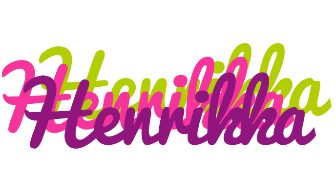 Henrikka flowers logo