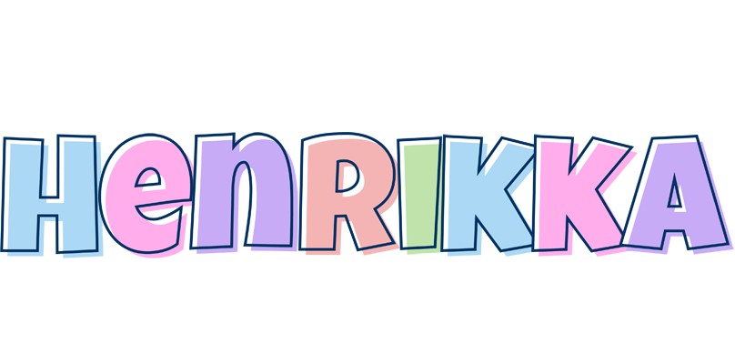 Henrikka pastel logo