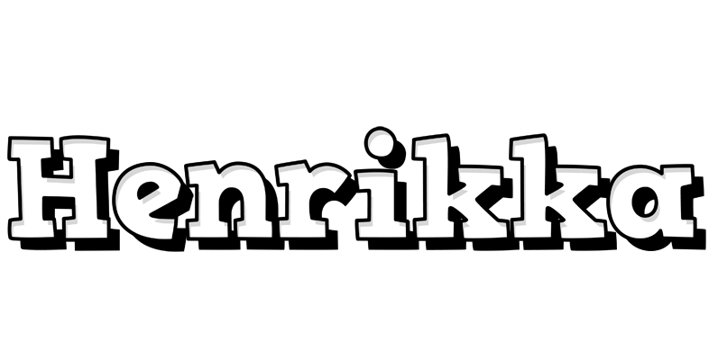 Henrikka snowing logo