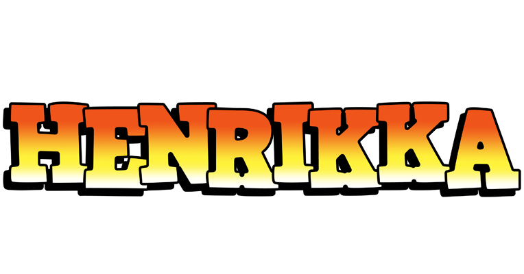 Henrikka sunset logo