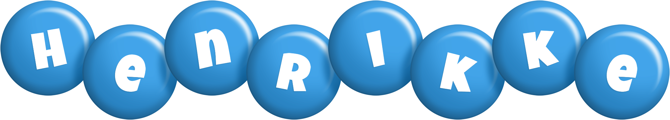 Henrikke candy-blue logo