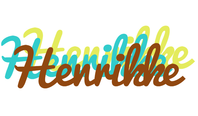 Henrikke cupcake logo