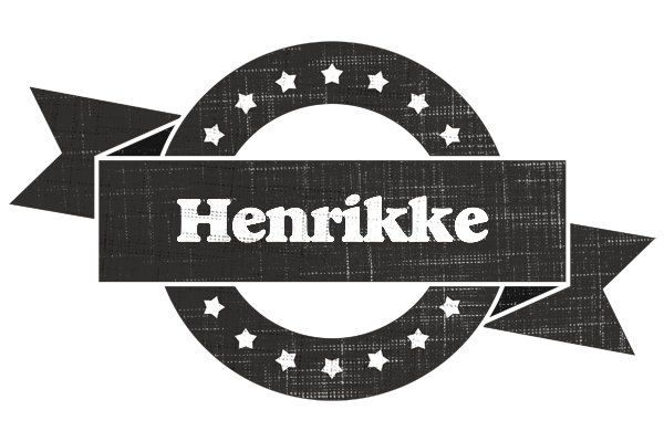 Henrikke grunge logo