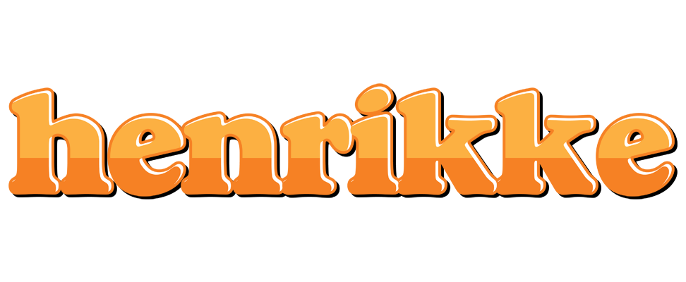 Henrikke orange logo