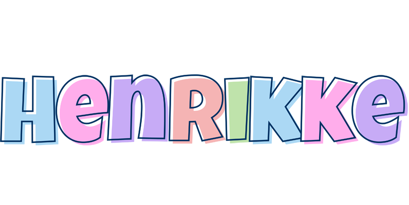 Henrikke pastel logo
