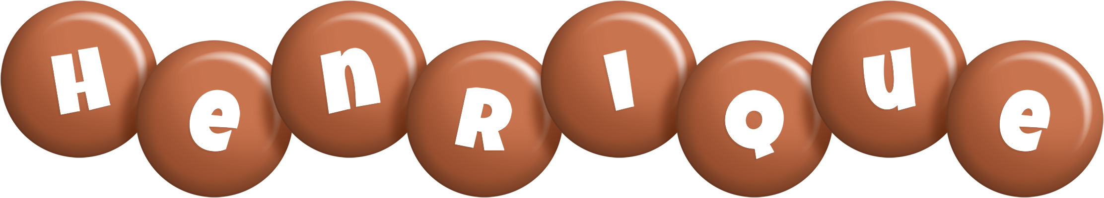 Henrique candy-brown logo