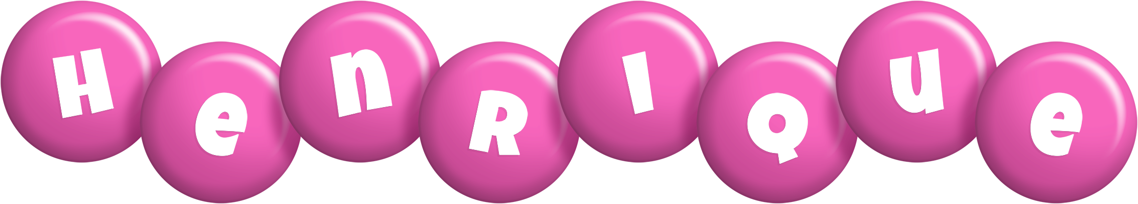 Henrique candy-pink logo